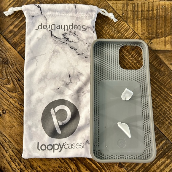 Loopy Case White Marble iPhone 12 - Picture 2 of 2